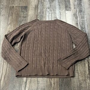 Selma Curry brown sweater